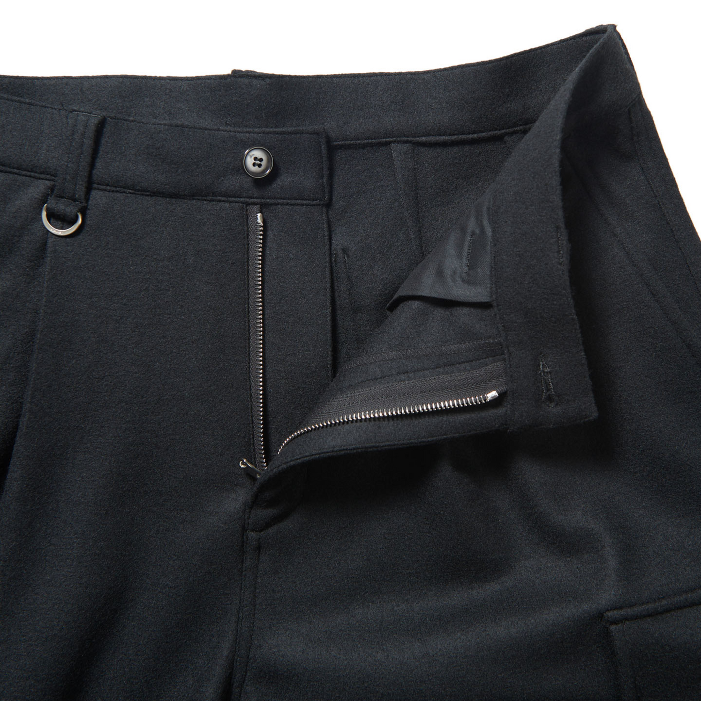 SOPHNET.- Hard Melton 1Tuck Tapered cargo Pants