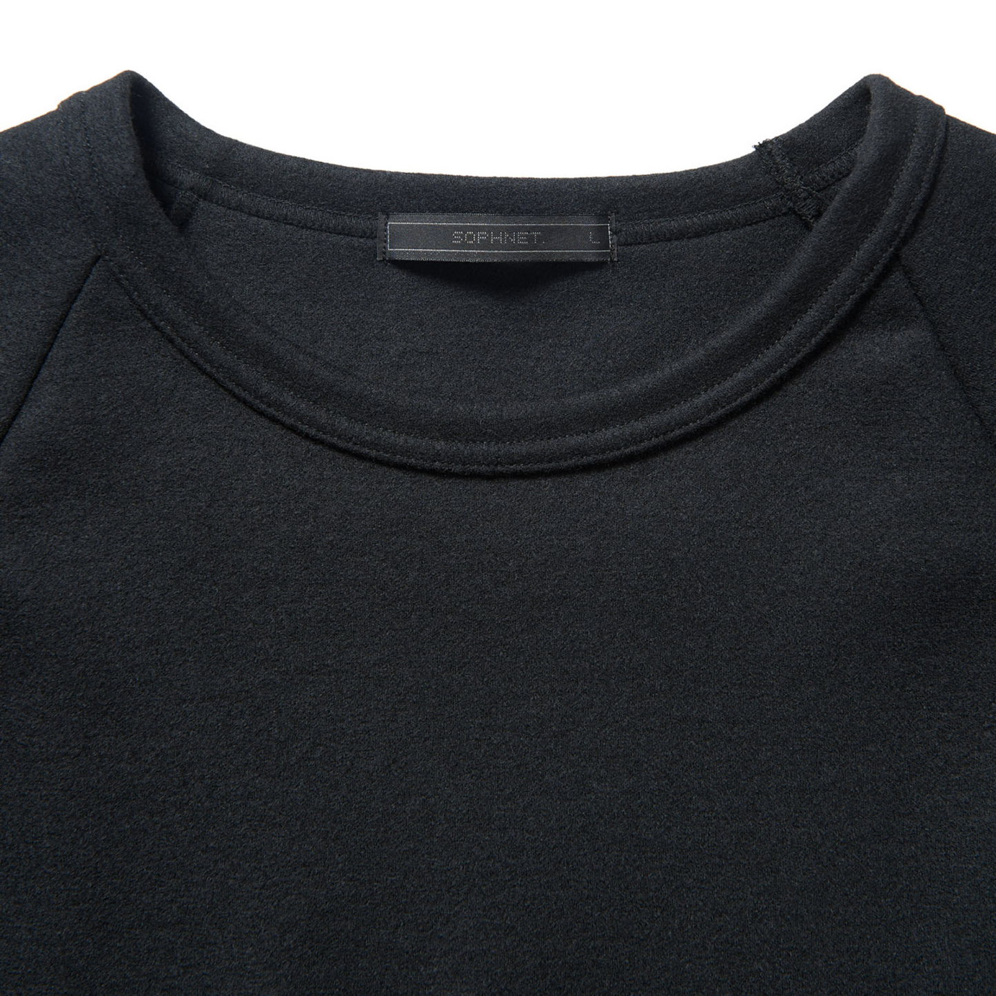 SOPHNET.- Hard Melton Essential Raglan L/S Tee