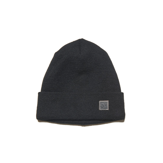 SOPHNET. - Leather Patch Knit Cap