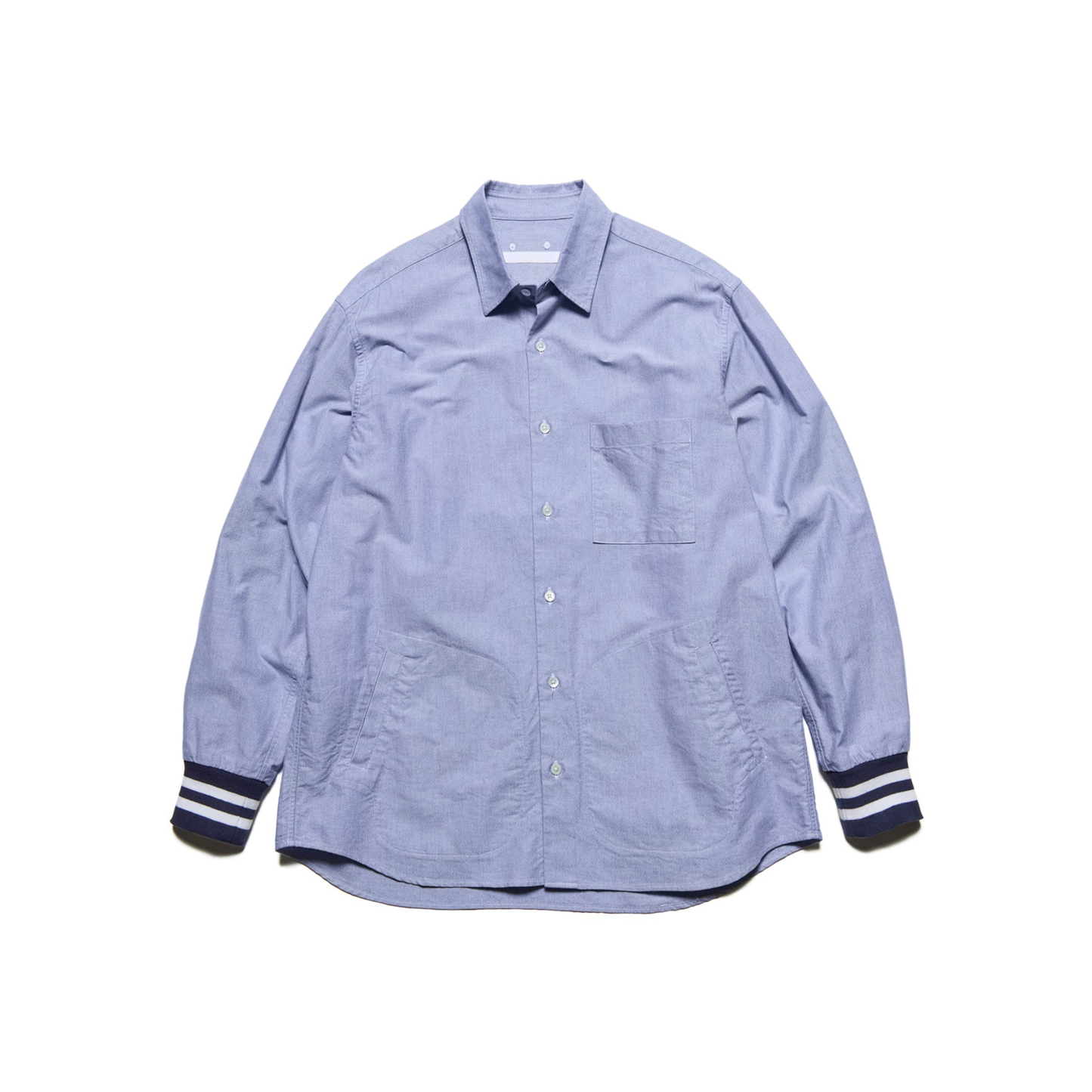 SOPHNET. - Ribbed Regular Collar Shirt