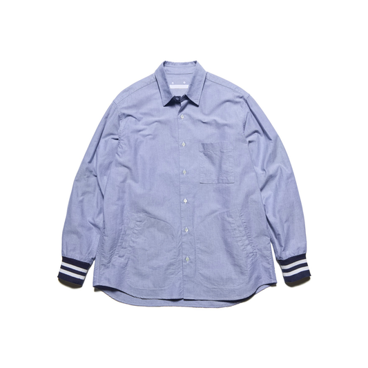 SOPHNET. - Ribbed Regular Collar Shirt