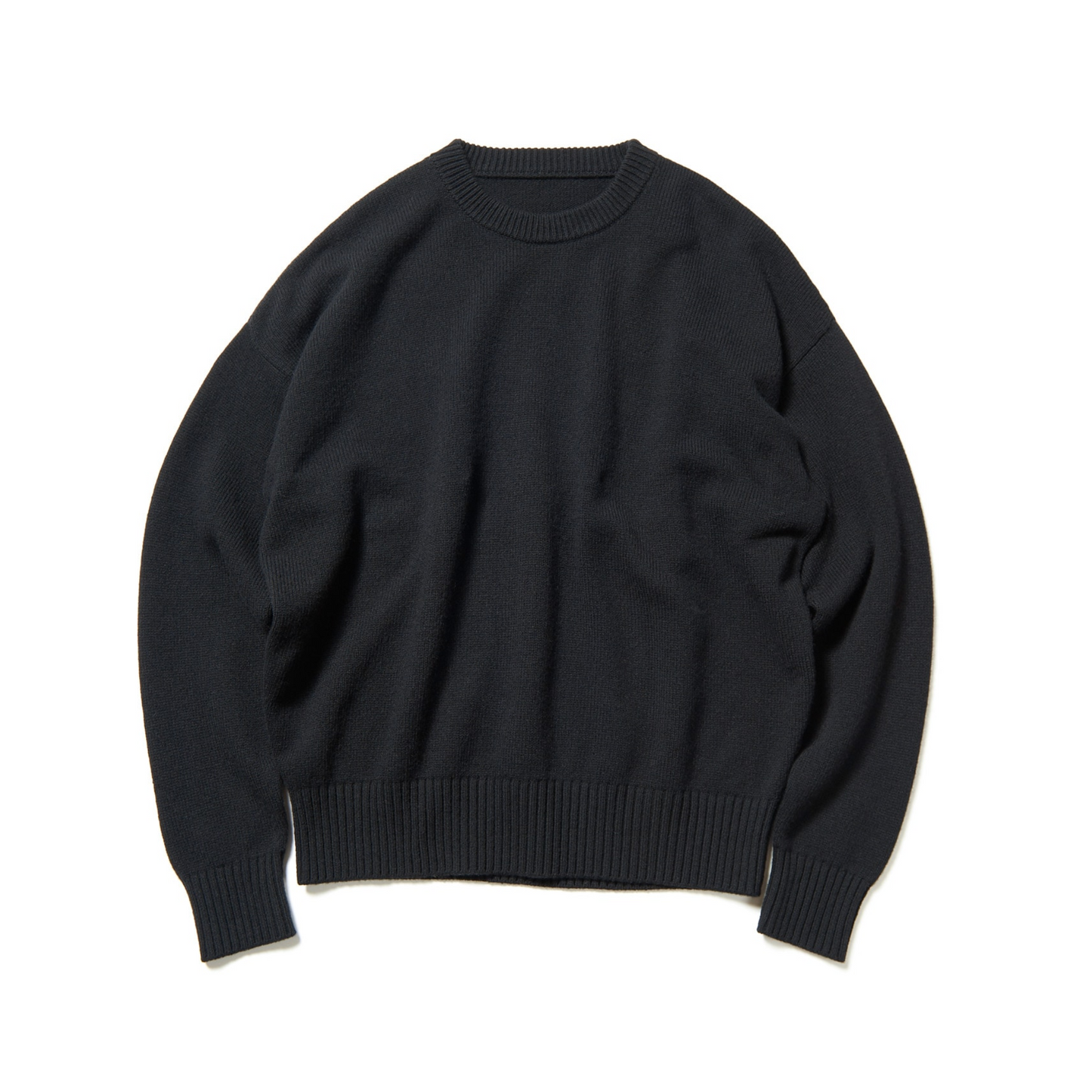 SOPHNET.- Wool Cashmere Oversized Crewneck Knit