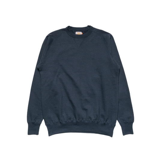 SUNRAY - Puamana Raglan Crew Neck Sweatshirt Blue Graphite