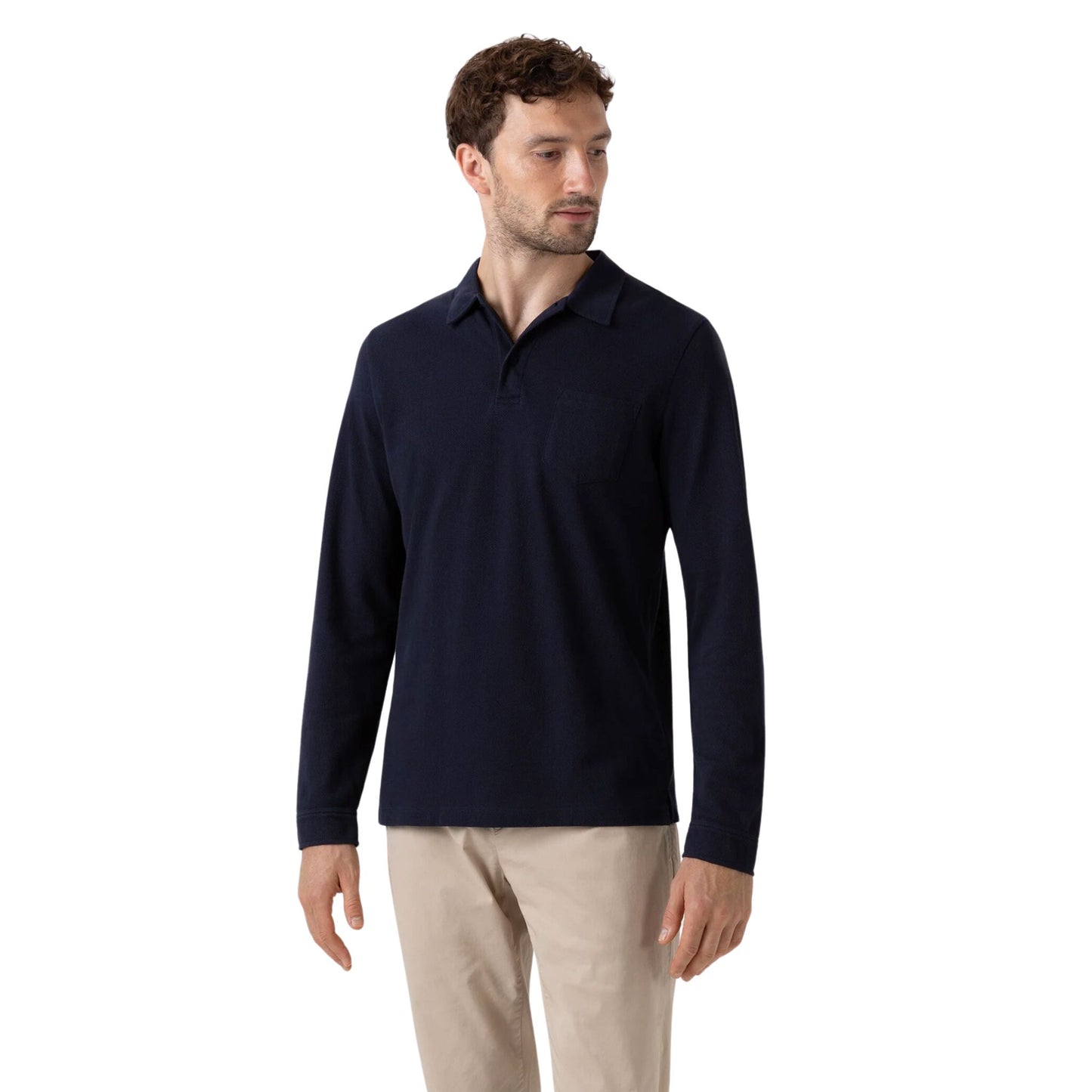 SUNSPEL - Long Sleeve Riviera Polo Shirt