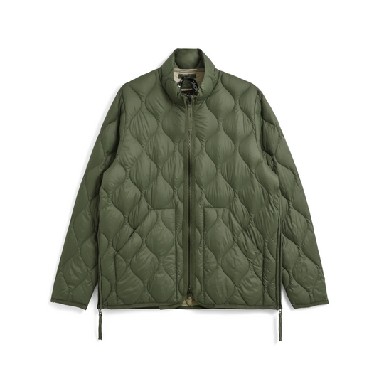 TAION - Military Hi-Neck W-Zip Down Jacket