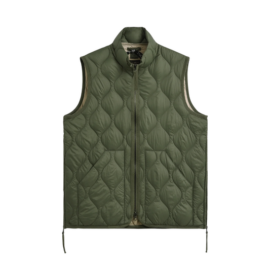 TAION - Military Hi-Neck W-Zip Down Vest