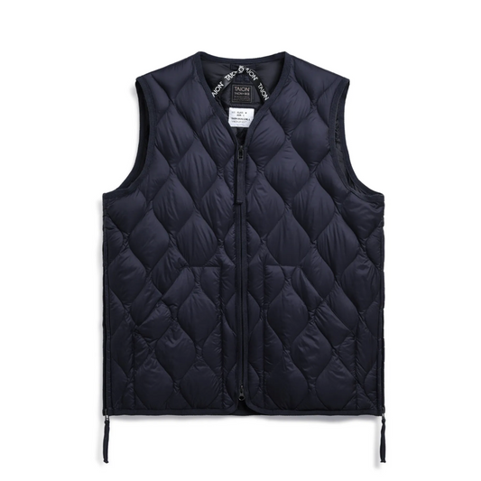 TAION - Military V Neck Soft Shell Zip Down Vest