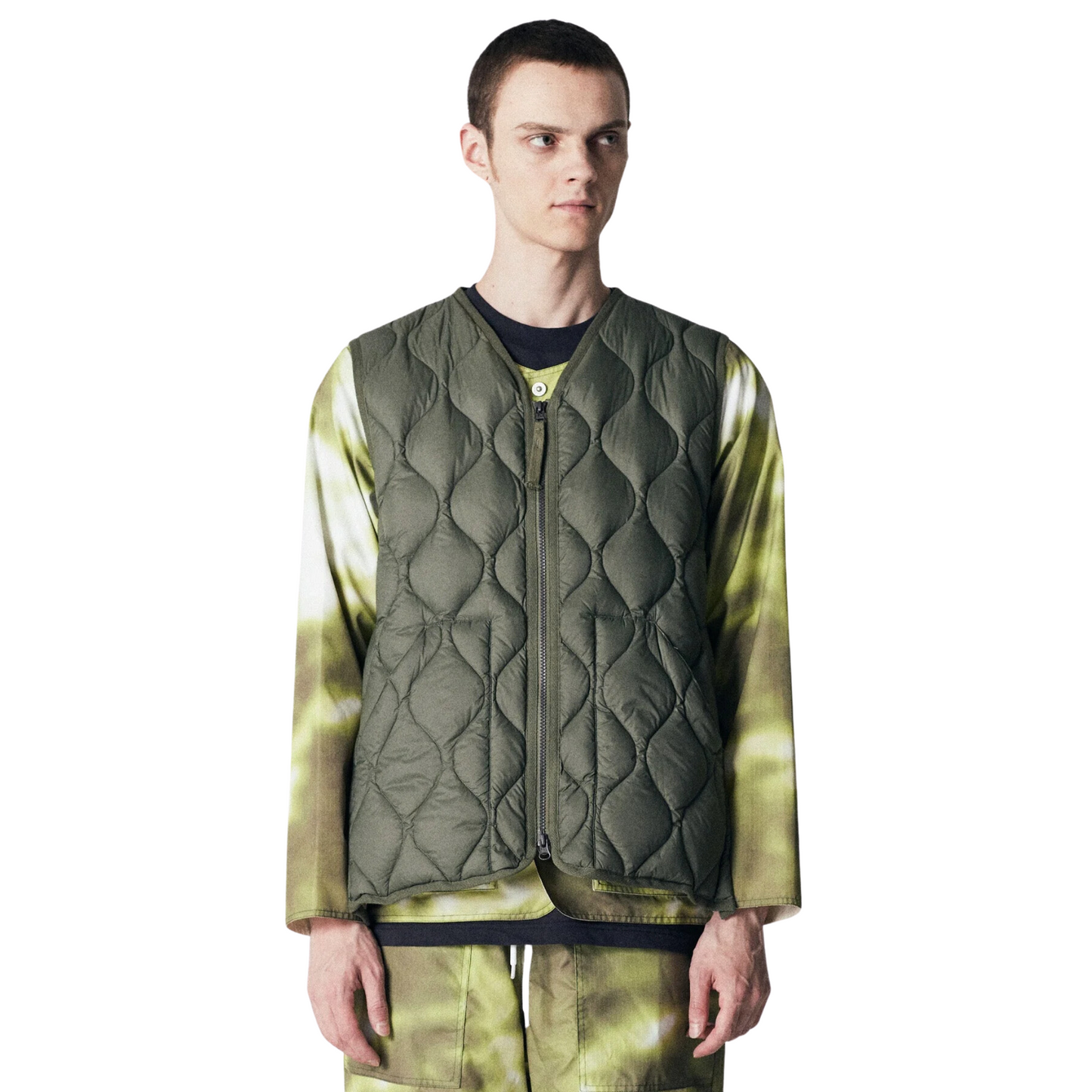 TAION - Military V Neck Soft Shell Zip Down Vest