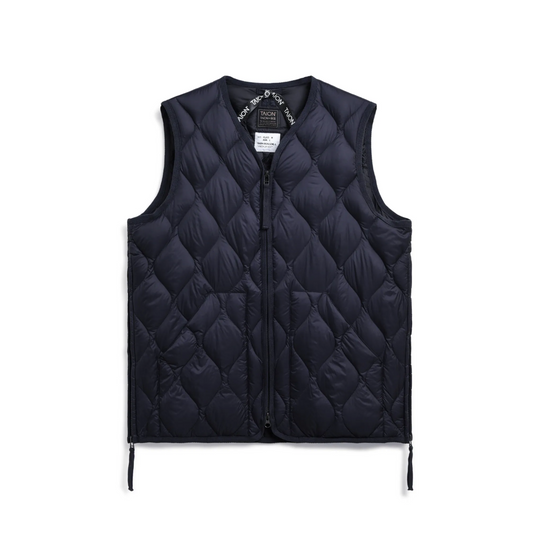 TAION - Military V-Neck W-Zip Down Vest