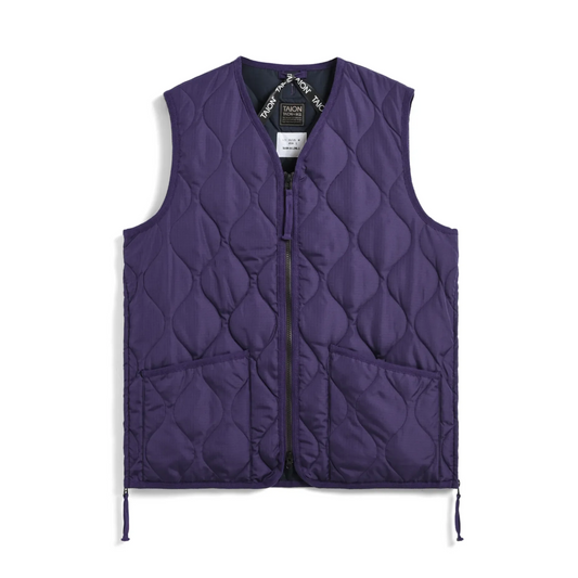 TAION - Military Zip V Neck Down Vest