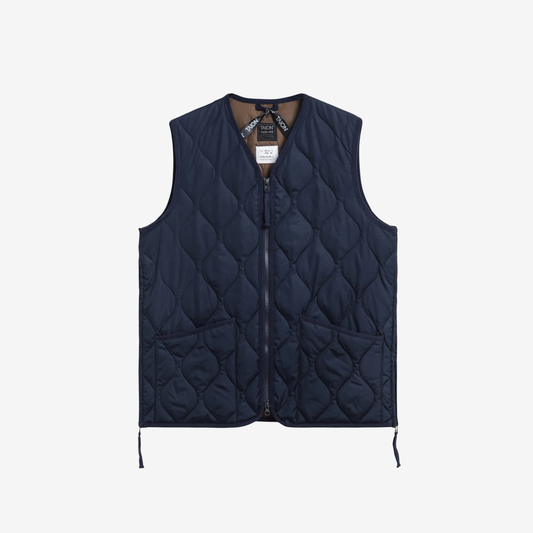 TAION - Unisex Military Zip V Neck Down Vest (Hard Shell)
