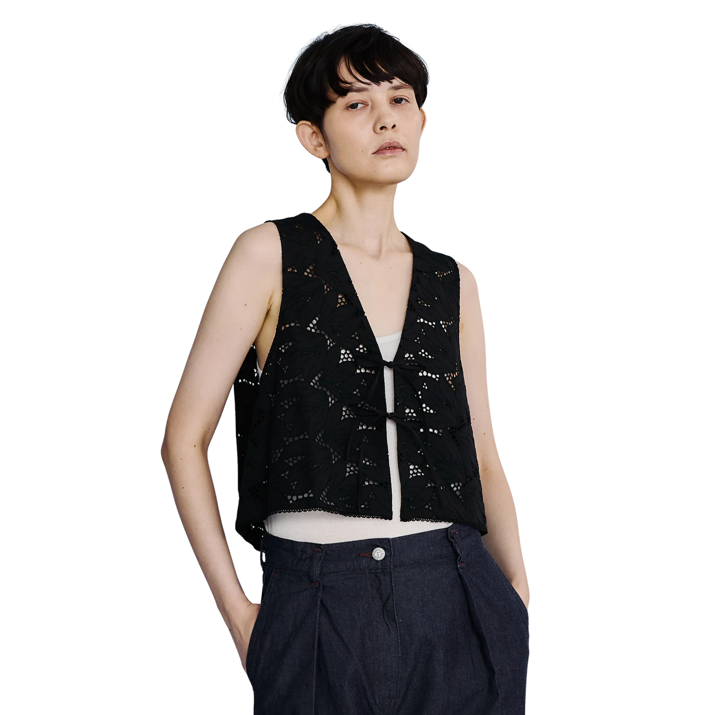 TICCA - W' Flower Lace Vest