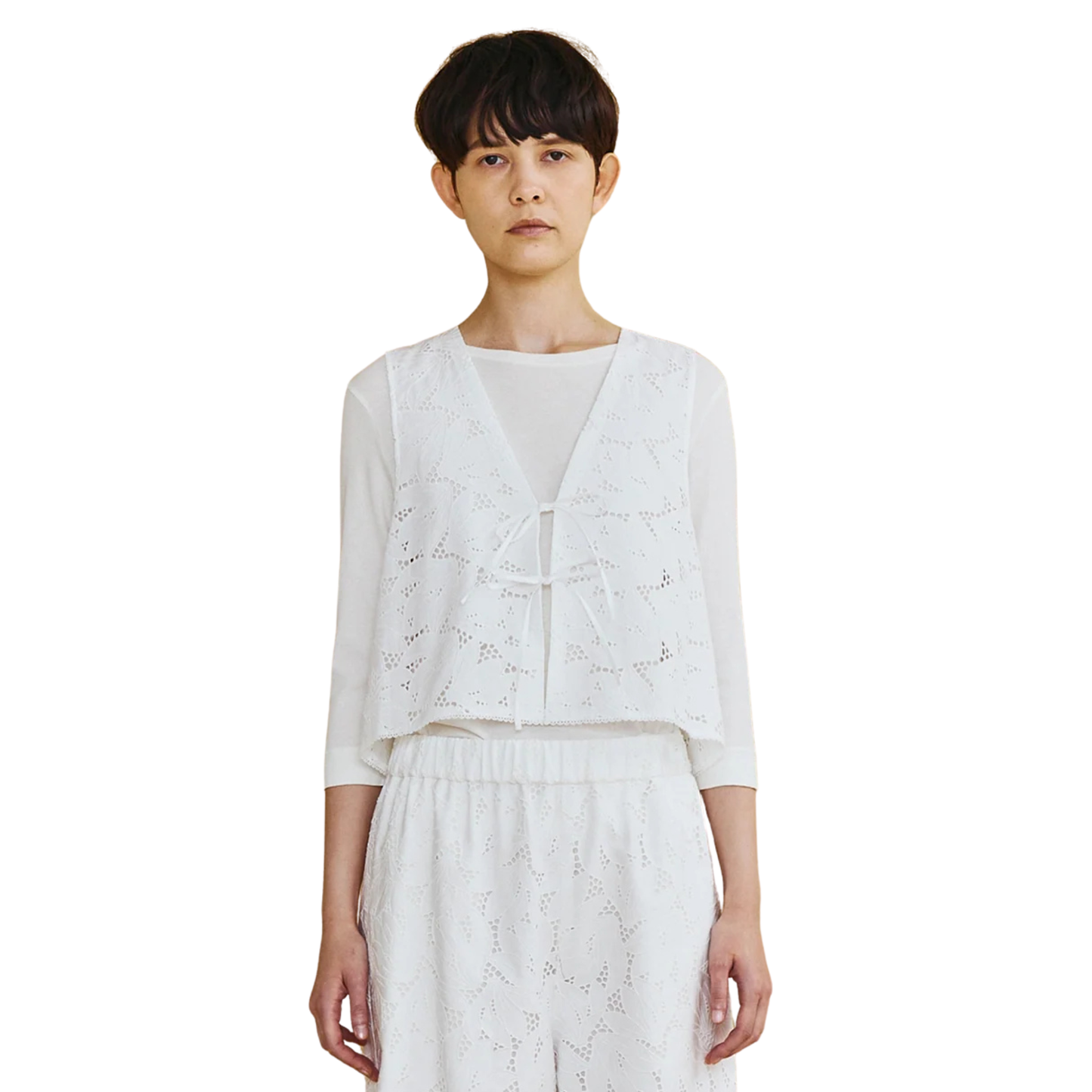 TICCA - W' Flower Lace Vest