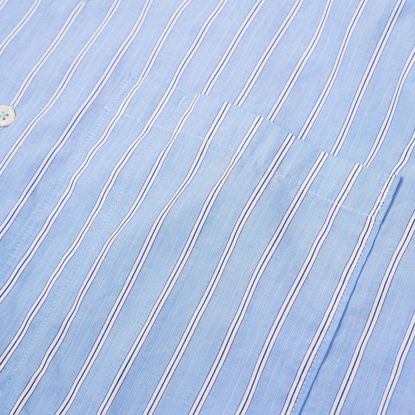 UNIVERSAL WORKS - Mc Stripe Square Pocket Shirt