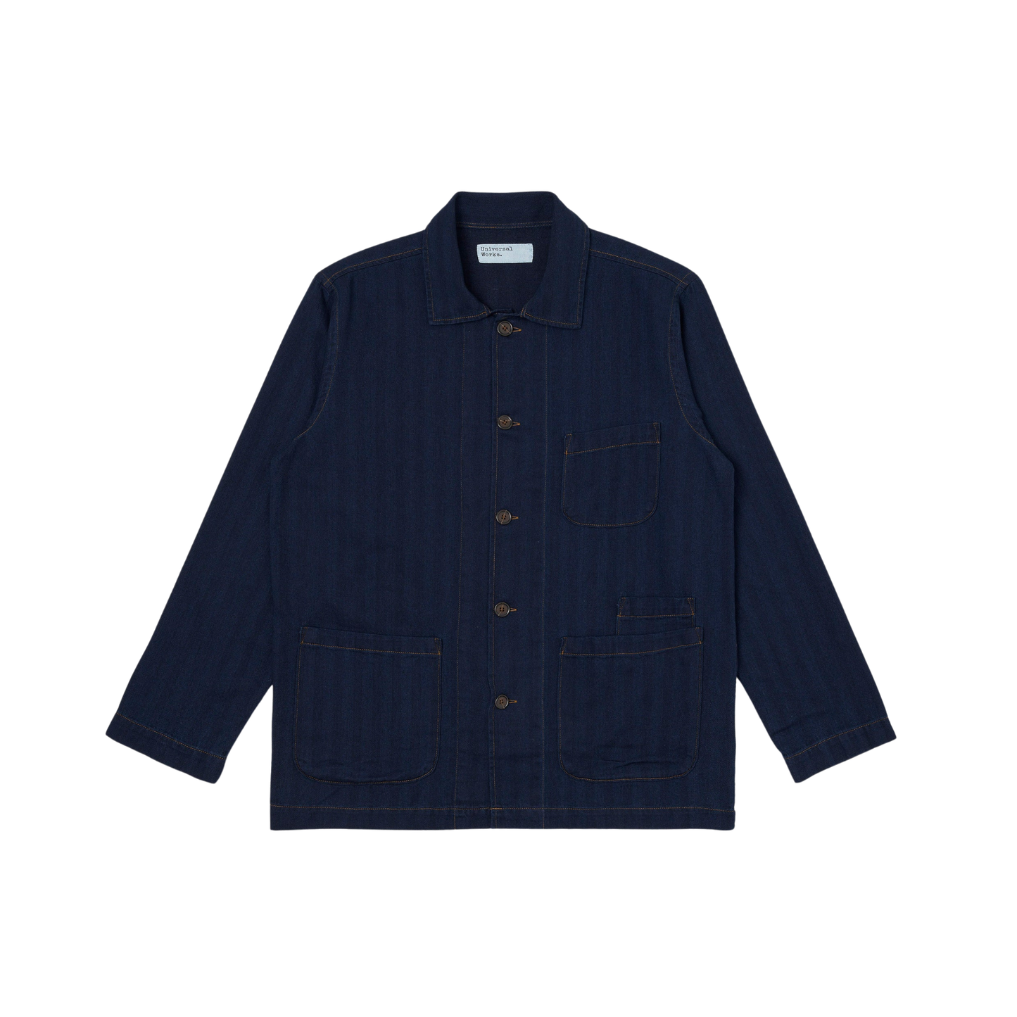 UNIVERSAL WORKS - Recycled Herringbone Bakers Overshirt
