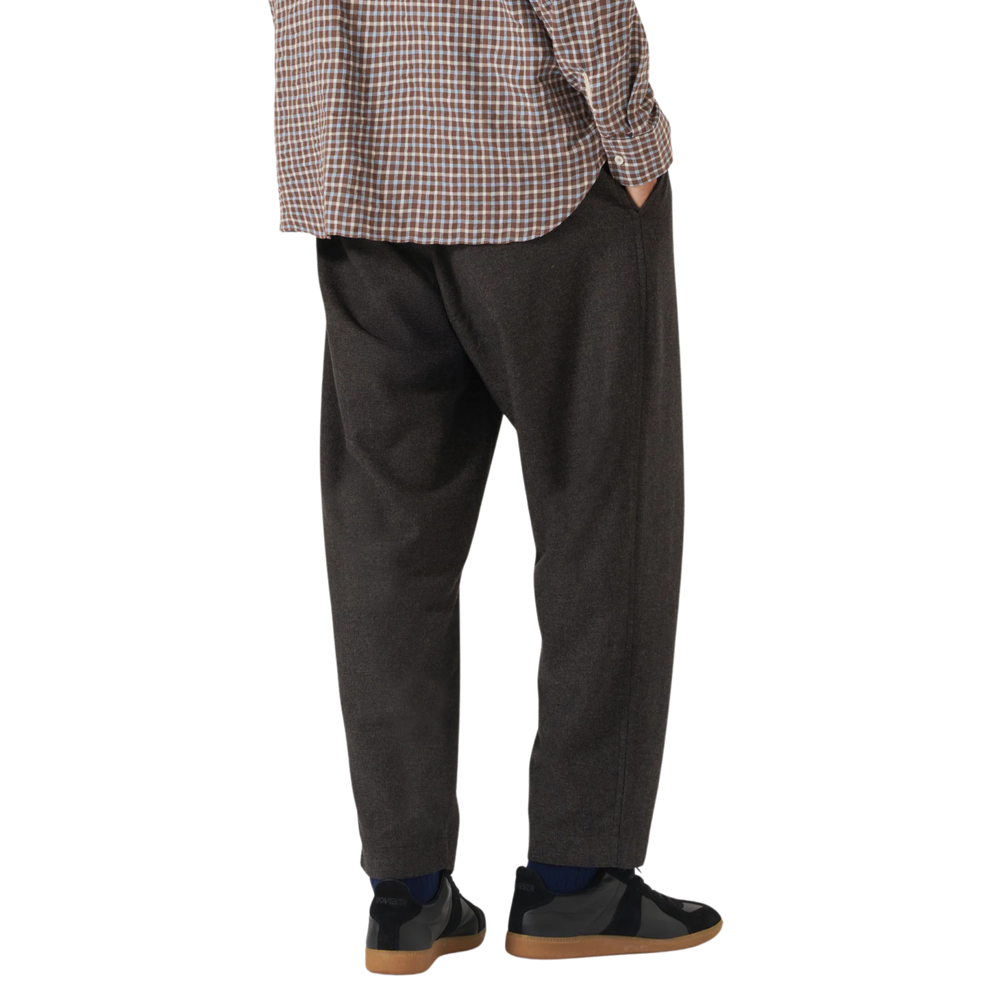 UNIVERSAL WORKS - Upcycled Italian Tweed Pleated Track Pant