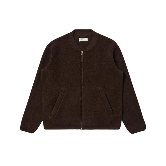 UNIVERSAL WORKS - Wool Fleece Zip Bomber