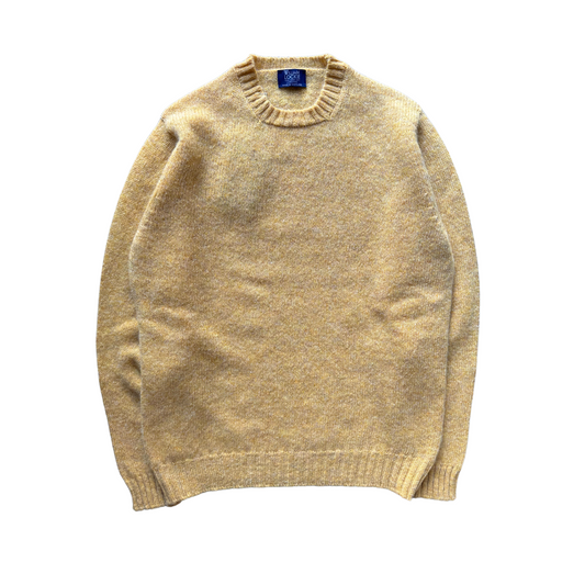 WILLIAM LOCKIE - Artyan Sh Lambswool Crew Marzipan 992