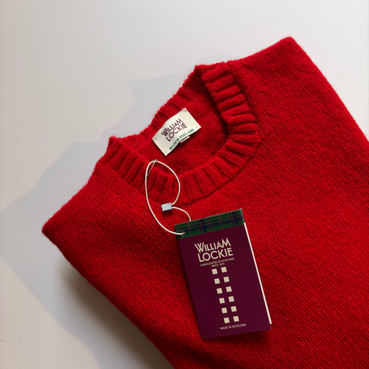 WILLIAM LOCKIE - Artyan Sh Lambswool Crew Tudor