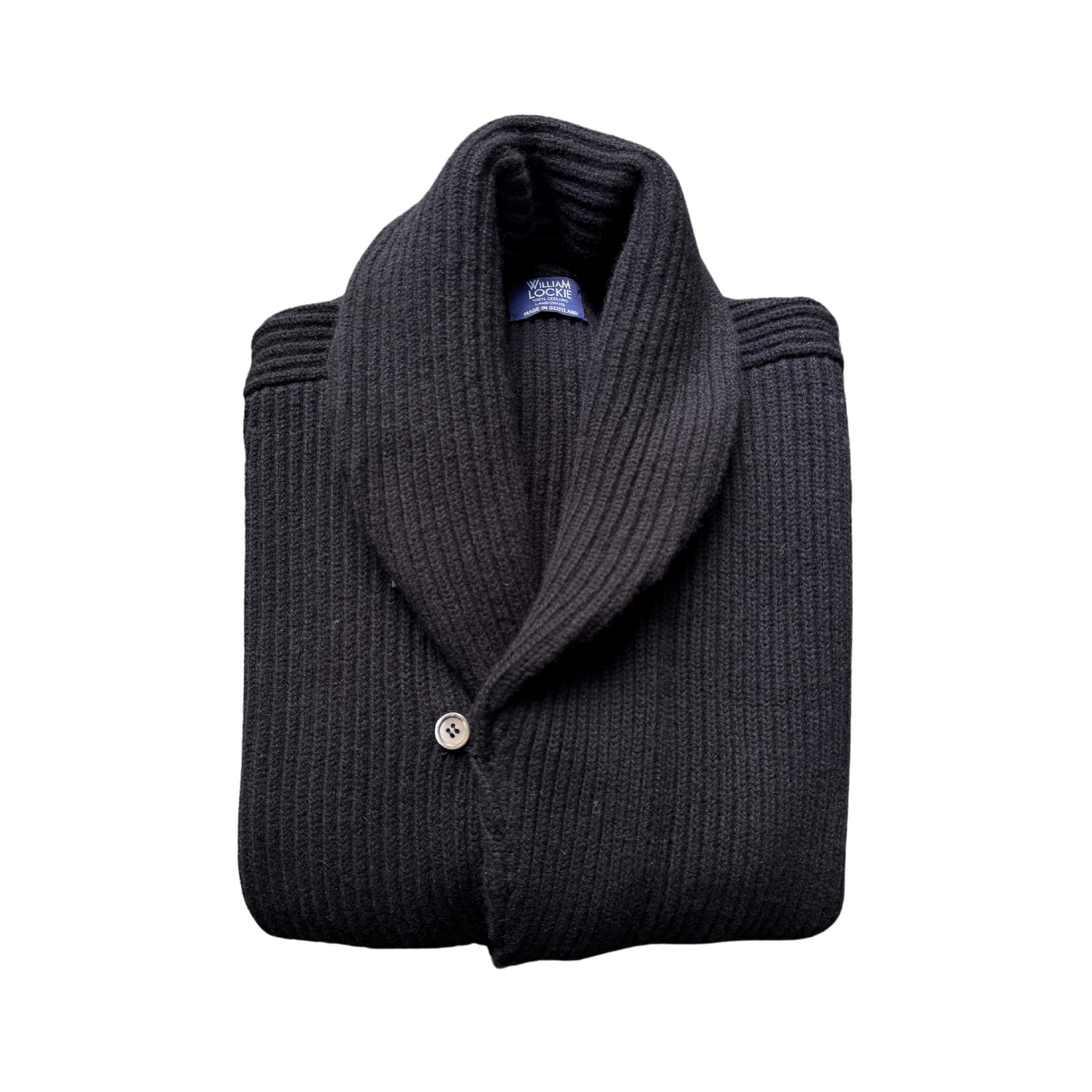 WILLIAM LOCKIE - Windsor 8 Shawl Cardigan *Binario '09 Exclusive Black