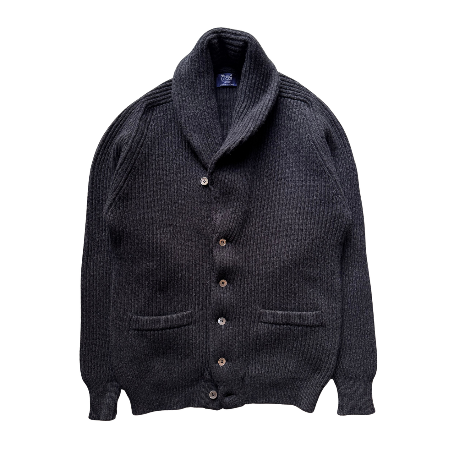 WILLIAM LOCKIE - Windsor 8 Shawl Cardigan *Binario '09 Exclusive Black