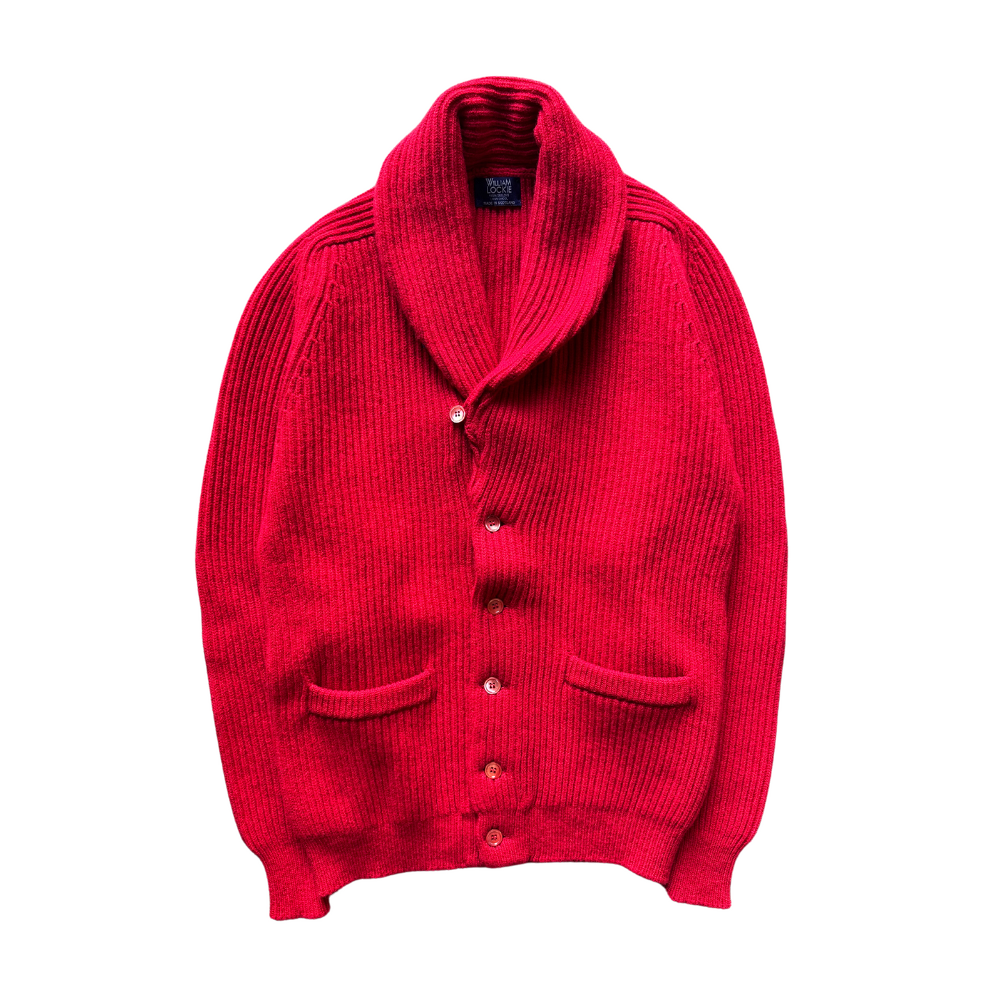 WILLIAM LOCKIE - Windsor 8 Shawl Cardigan *Binario '09 Exclusive Red