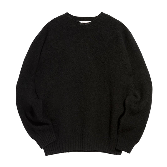 YMC - Black Shuedehead Crew Neck Knit