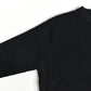 YONETOMI - Ex Fine Wool Rib Knit Pull Over Black