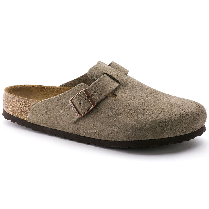 BIRKENSTOCK - Boston Suede Taupe