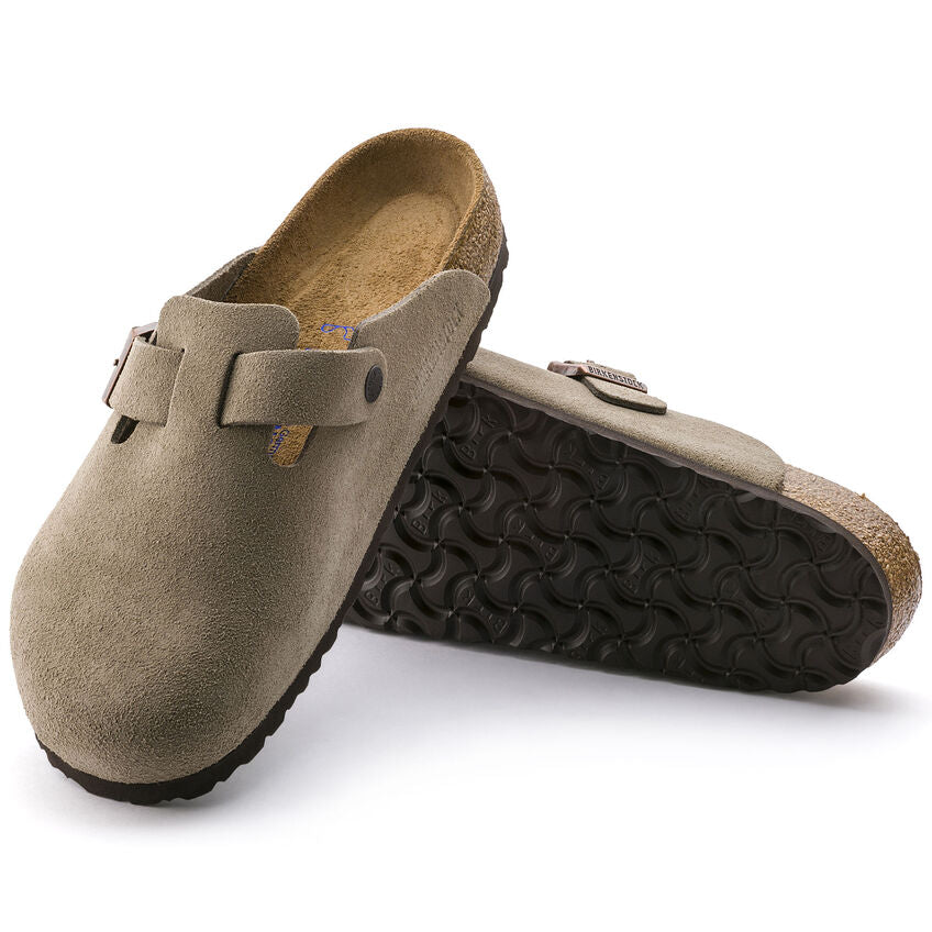 BIRKENSTOCK - Boston Suede Taupe