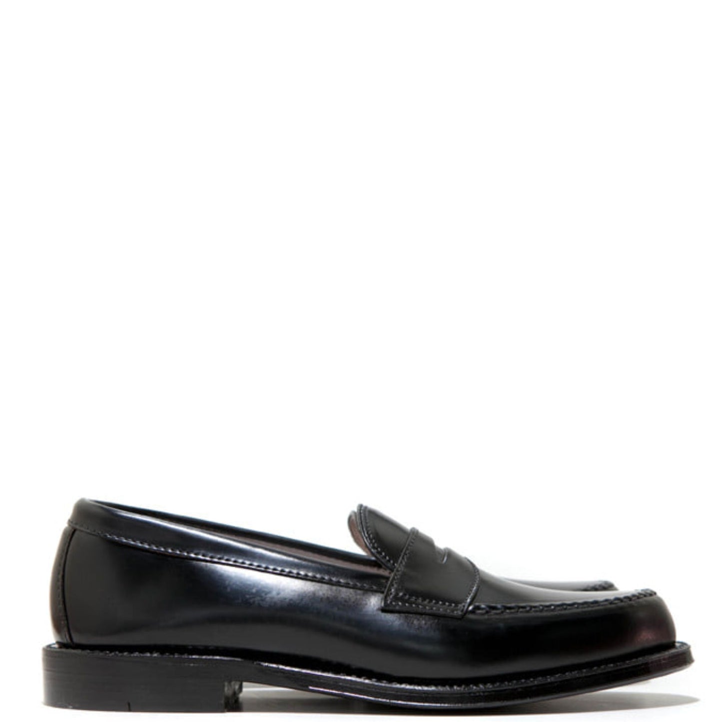 ALDEN - 987 Leisure Handsewn Cordovan Penny Loafer Black