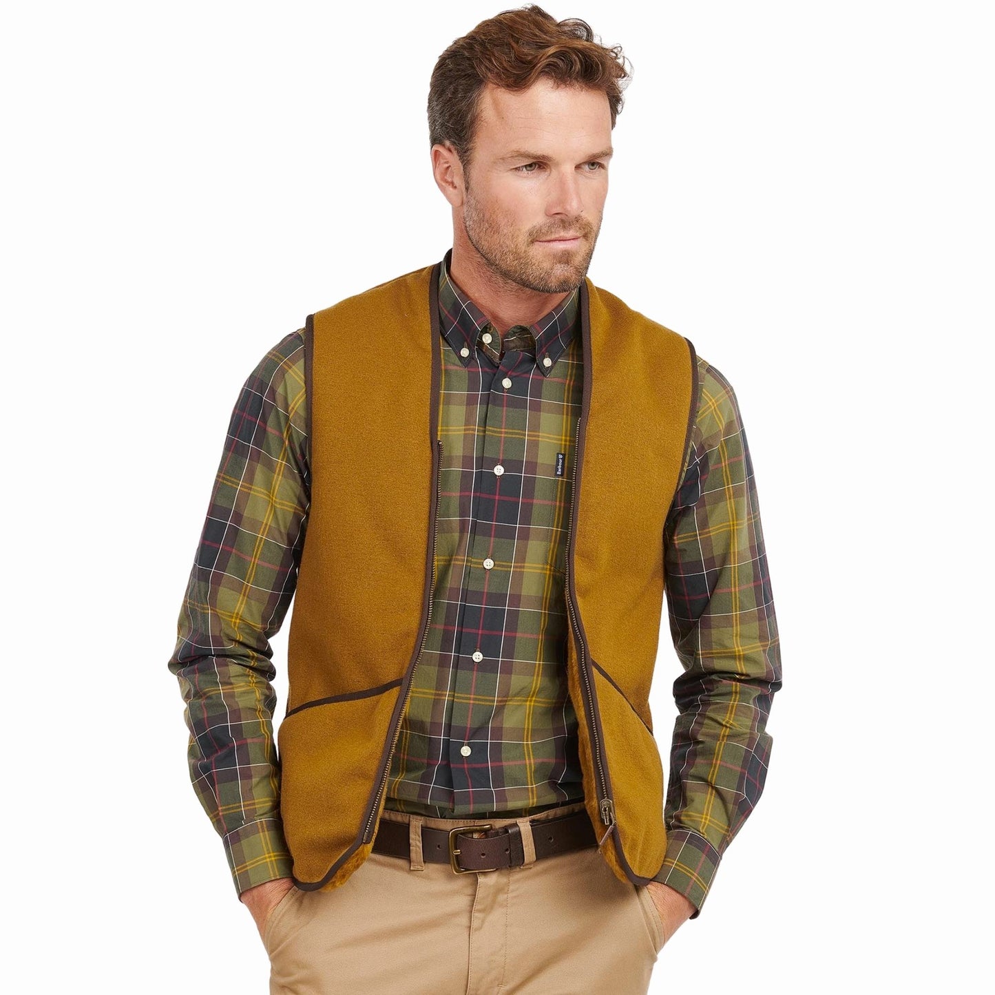 BARBOUR - Warm Pile Waistcoat Zip In Liner