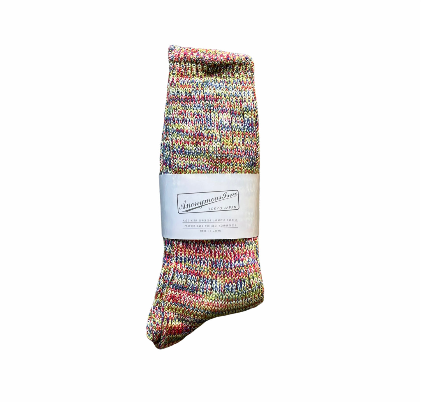 ANONYMOUS ISM - 5 Color Crew Mix Socks