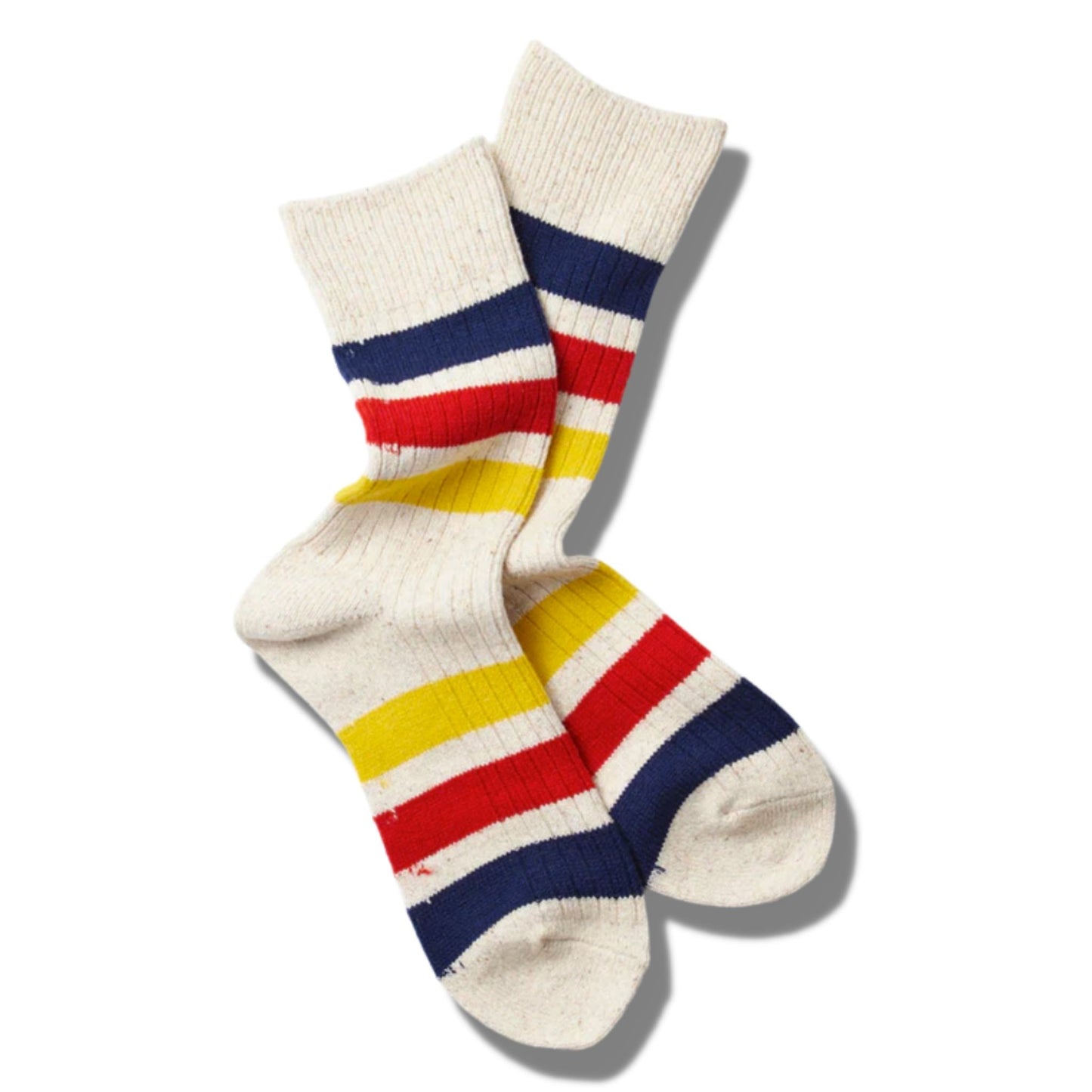 ROTOTO - Park Stripe Crew Socks