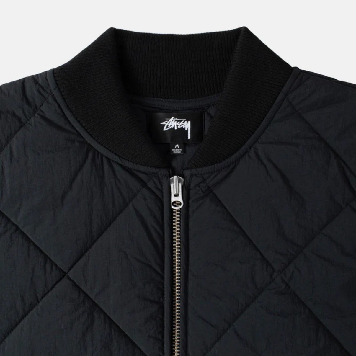 STUSSY Dice Quilted Liner Jacket Black Binario '09